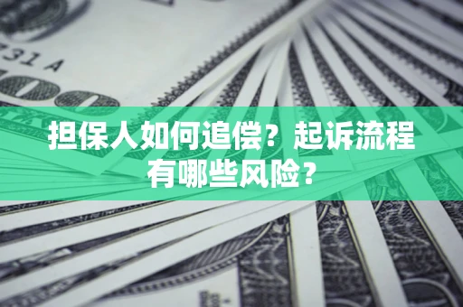 北京担保人如何追偿？起诉流程有哪些风险？
