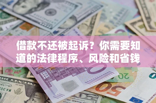 北京借款不还被起诉？你需要知道的法律程序、风险和省钱技巧