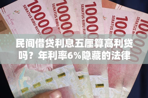 北京民间借贷利息五厘算高利贷吗？年利率6%隐藏的法律风险全解析